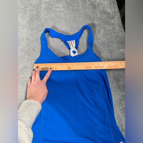 Lilly Pulitzer Blue luxletic Tank Top medium - Picture 7 of 8